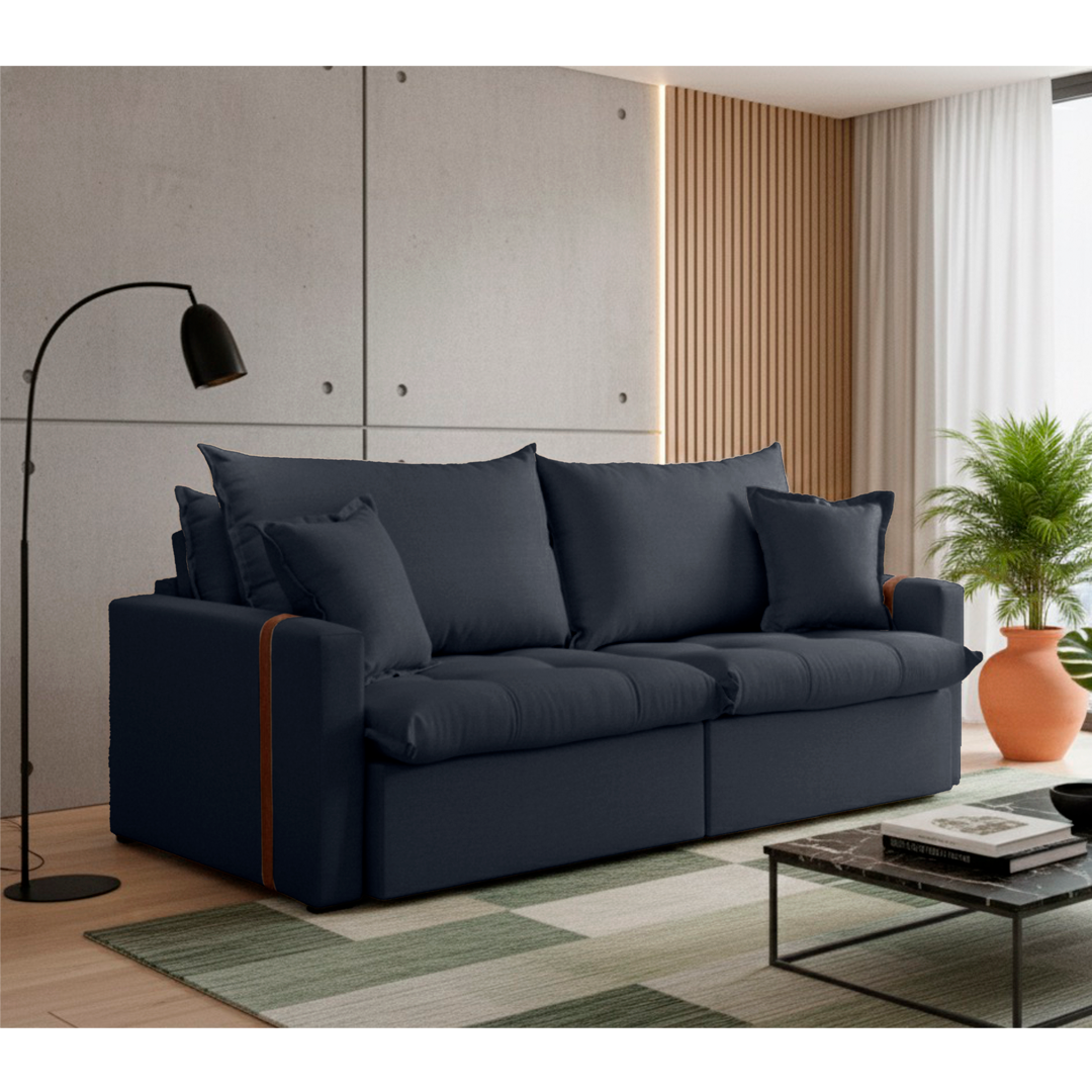 Sofá Cama MALTA com Molas Ensacadas - 1,60m a 2,60m