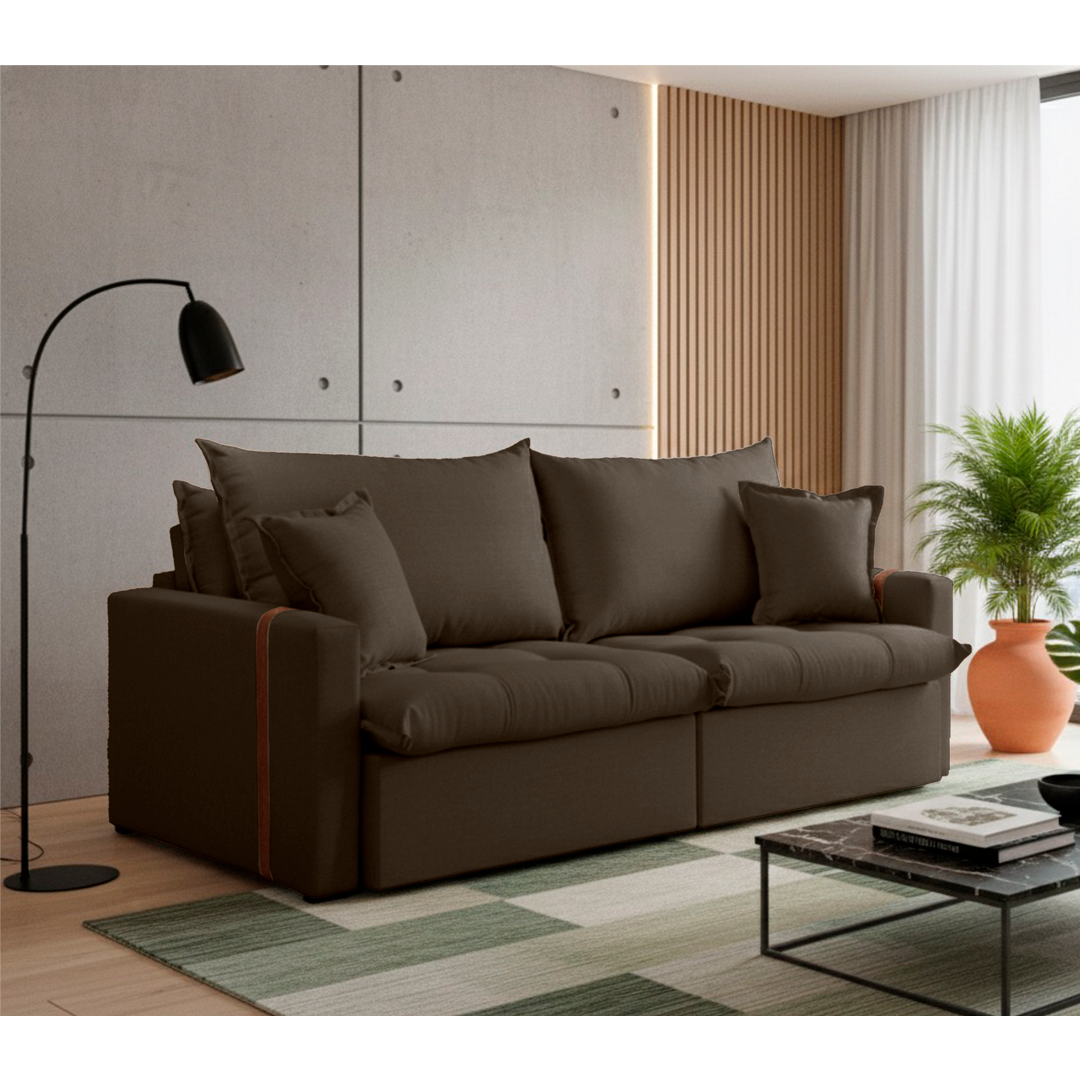 Sofá Cama MALTA com Molas Ensacadas - 1,60m a 2,60m
