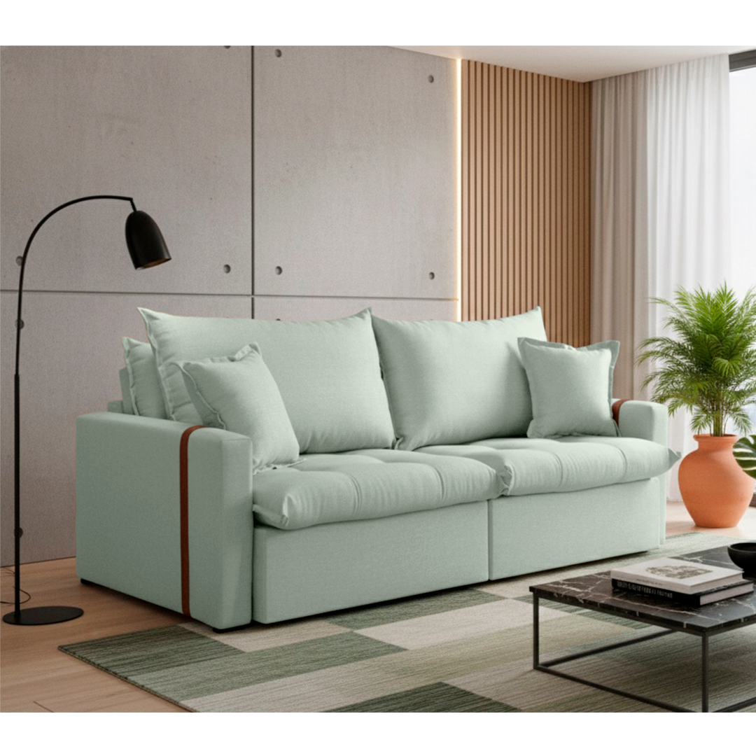 Sofá Cama MALTA com Molas Ensacadas - 1,60m a 2,60m