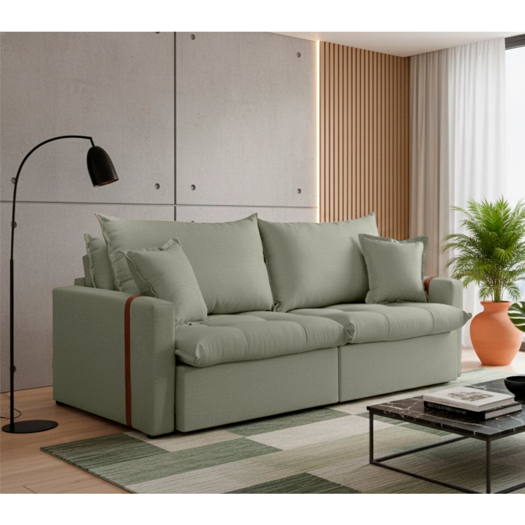 Sofá Cama MALTA com Molas Ensacadas - 1,60m a 2,60m