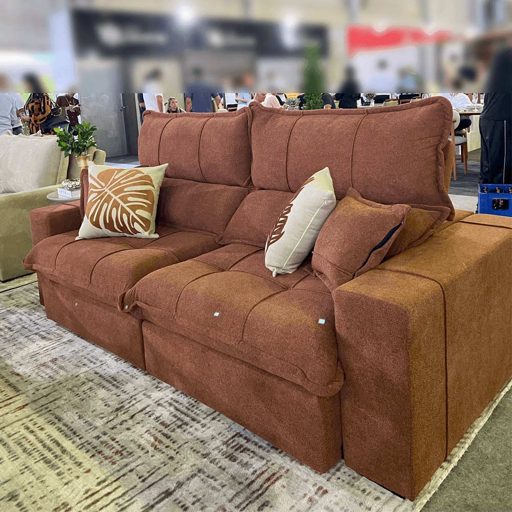 Sofá retrátil e reclinável ZENIT com molas ensacadas - 1,8M a 2,9M - Sofá.com