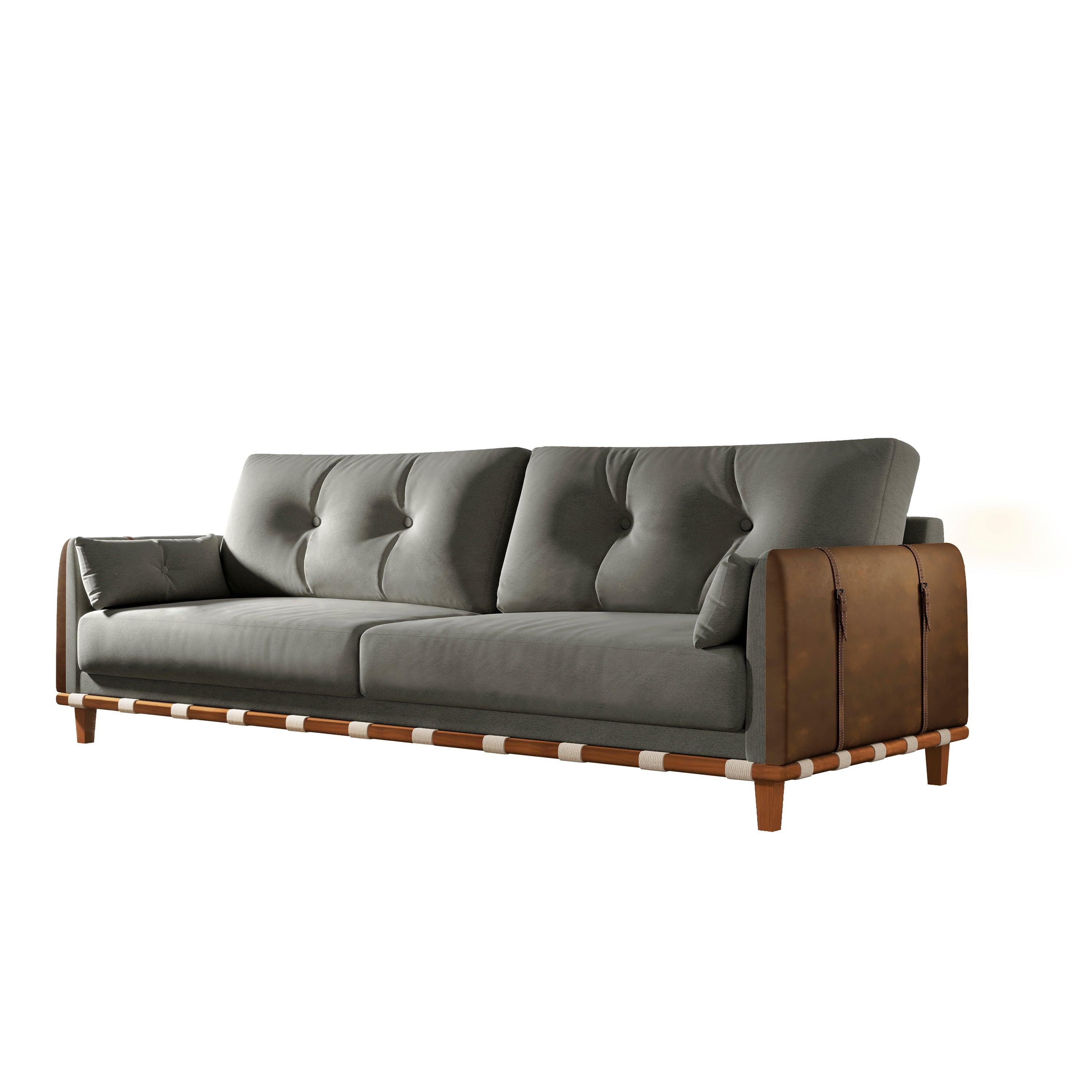 Sofá Living Mizar Tecido Linho - 1,8m - Sofá.com