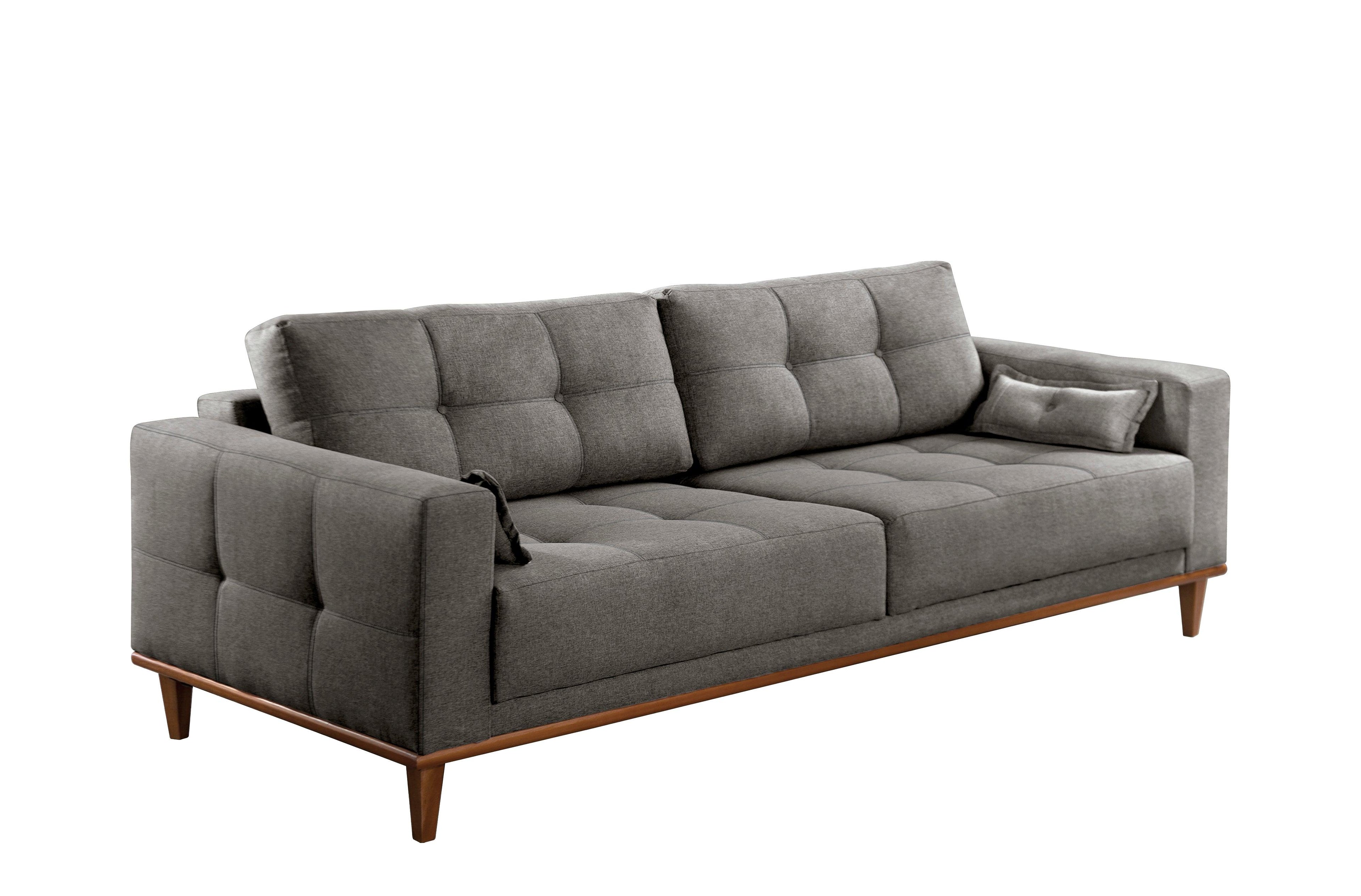 Sofá Living Fênix Tecido Linho - 1,8m - Sofá.com