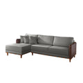 Sofá Living Las Vegas Tecido Linho com Chaise - 2,8m - Sofá.com