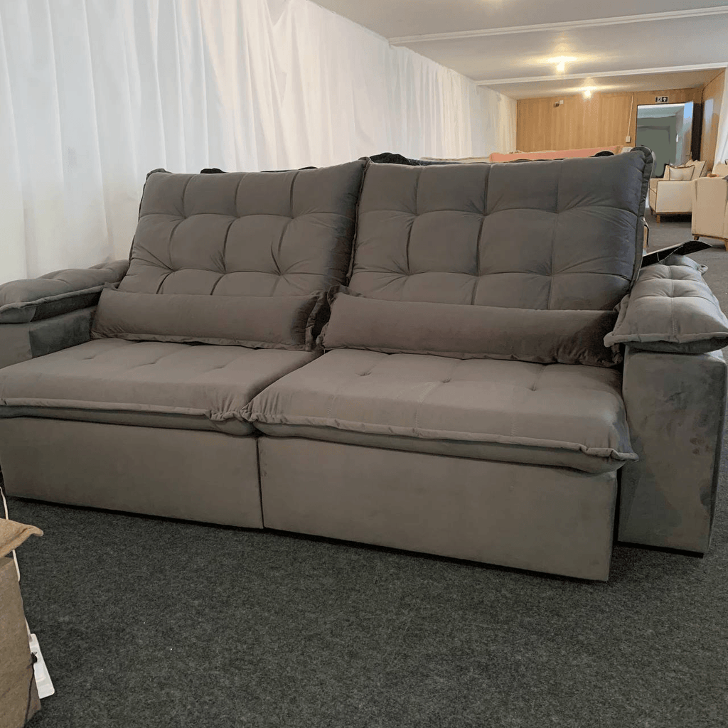 Sofá AMSTERDAM Retrátil e Reclinável - 2,3m - Sofá.com